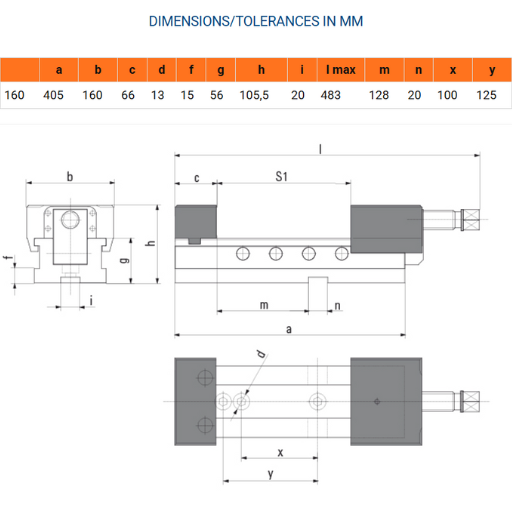 AMT Allmatic Precision Vice Jaw Size 160 mm 4 AMT Allmatic Precision Vice Jaw Size 160 mm - Image 4